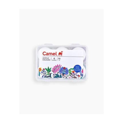 CAMEL ACRYLIC COLOURS SET 6 COLOURS * 10 ML