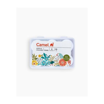 CAMEL ACRYLIC PEARL COLOURS SET 6 COLOURS * 10 ML