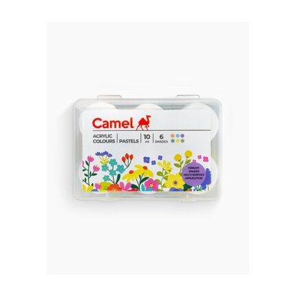 CAMEL ACRYLIC PASTELS COLOURS SET 6 COLOURS * 10 ML