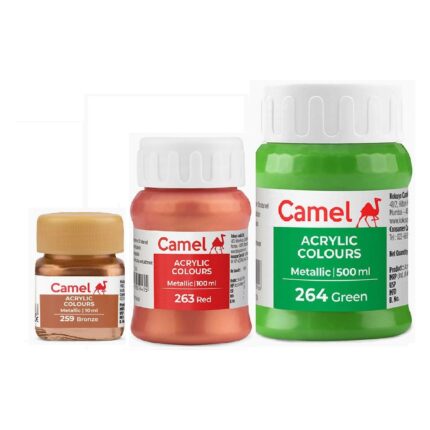 CAMEL ACRYLIC COLOUR -METALLIC GREEN