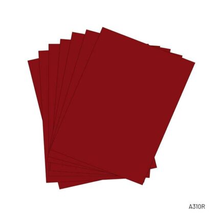 A3 CARD STOCK 10 SHEETS RED 300GSM (A310R)