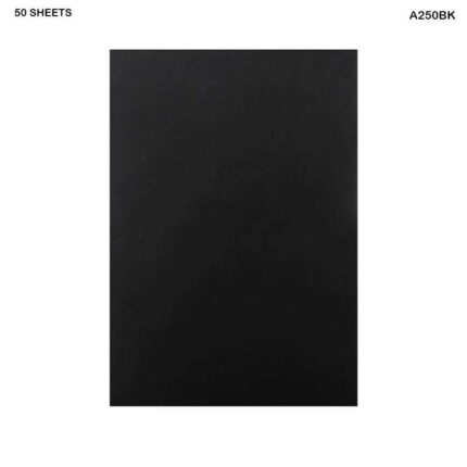 A3 CARD STOCK 50 SHEET BLACK 250GSM (A250BK)