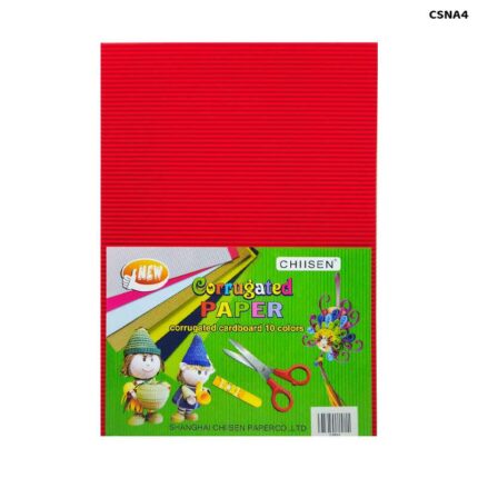 A4 CORRUGETED SHEET PLAIN MULTI 10PCS
