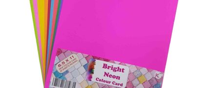 BRIGHT NEON COLOR PAPER MULTI 100 SHEET 8.5X11