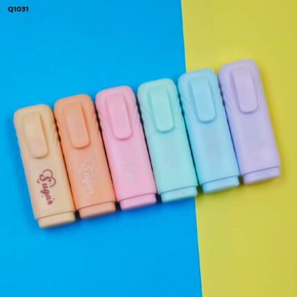 Q1031 SUGAR HIGHLIGHTER 6PC