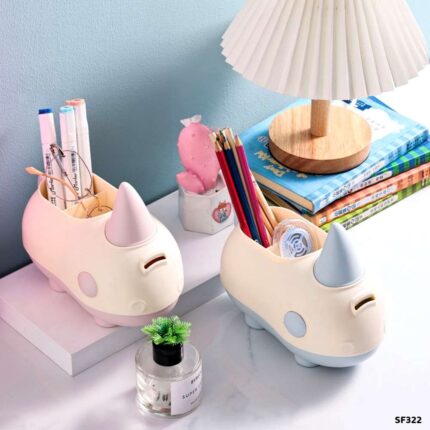 SF322 3D MONEY BANK DESK ORGANIZER