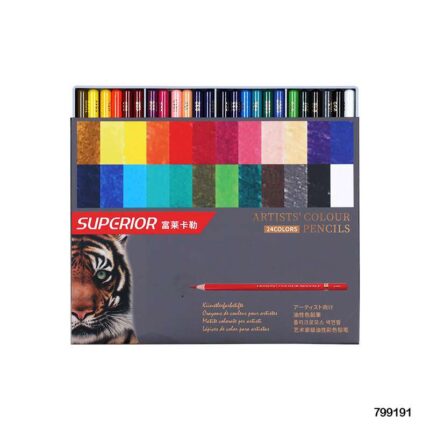 SUPERIOR ARTIST PENCIL COLOR  24 SHADES