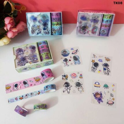 TK08 STCKER n TAPE SET SPACE