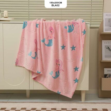 BLA02 GLOW IN THE DARK BLANKET 150x200CM