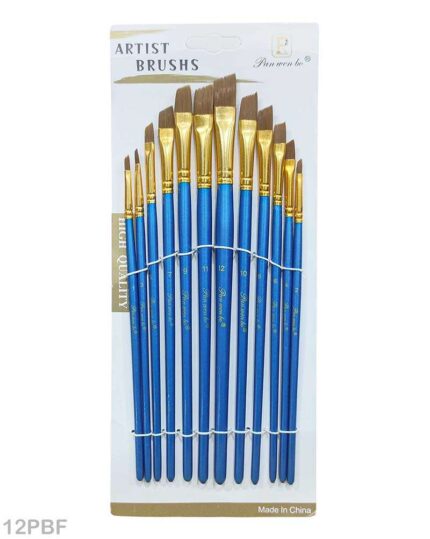 12PC PAINT BRUSH BLUE X (12PBX)