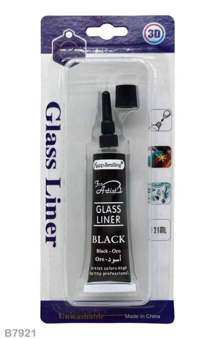 GLASS LINER COLOR BLACK B7921