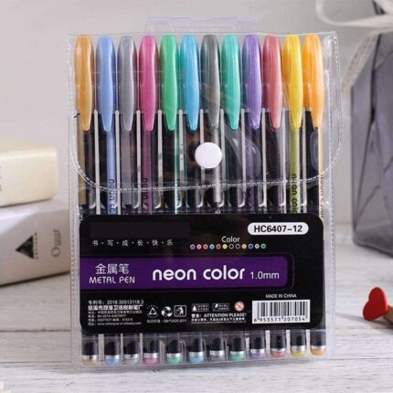 METAL COLOR  PEN 12 SHADES