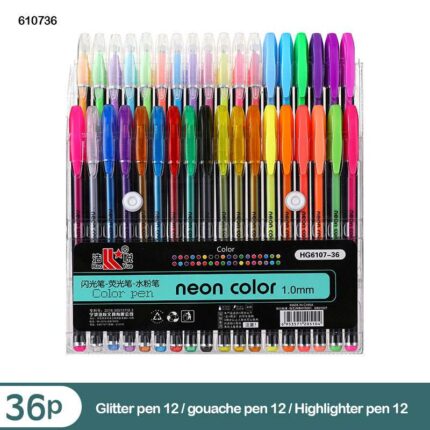 NEON COLOR  PEN 36 SHADES