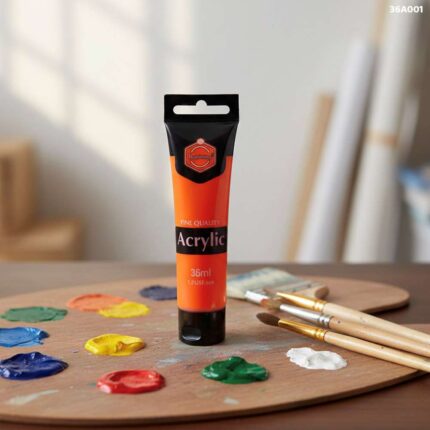 KEEP SMILING ARTIST ACRYLIC COLOUR  36ML-ORANGE
