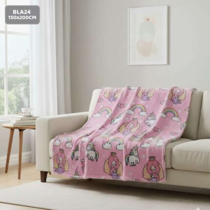 BLA24 GLOW IN THE DARK BLANKET 150x200CM