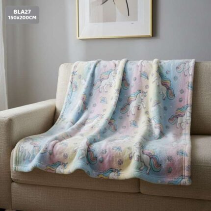 BLA27 GLOW IN THE DARK BLANKET 150x200CM