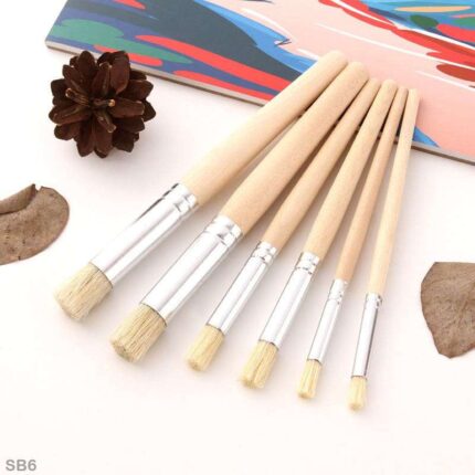 STENCIL BRUSH 6PC (SB6) 8002B