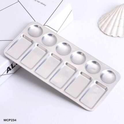 WATER COLOR PALETTE ALUMINUM RECTANGLE 11*23CM