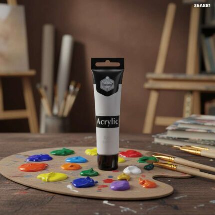 KEEP SMILING ARTIST ACRYLIC COLOUR  36ML-SHINY GREY