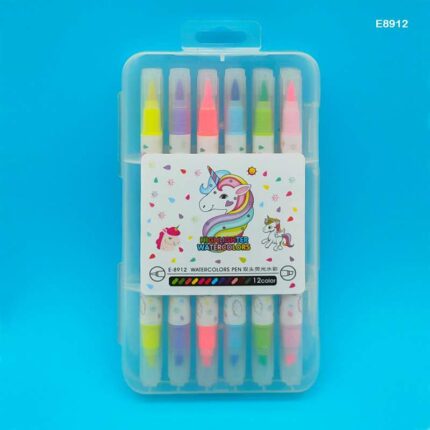 E8912 TWO TONE SIDE WATER COLOR HIGHLIGHTER MARKER