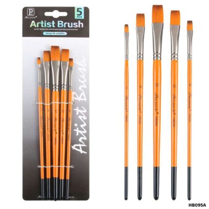 5PC PAINT BRUSH FLAT HB095A