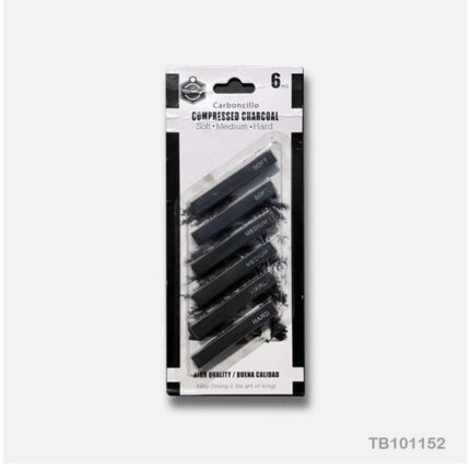6 PCS COMPRESSED CHARCOAL