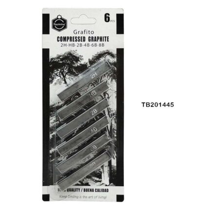 6 PCS COMPRESSED GRAPHITE