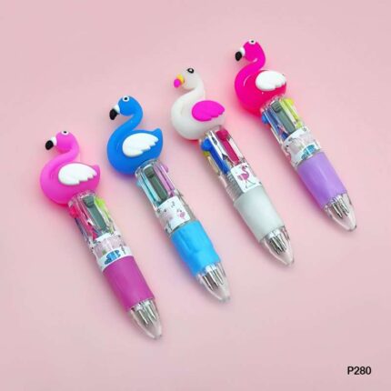 P280 4 COLOR FLEMINGO MINI PEN 36PC